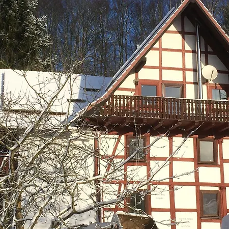 Grosse Ferienwohnung Auf Pferdehof Mitten In Der Natur Schwarzenborn Buitenkant foto